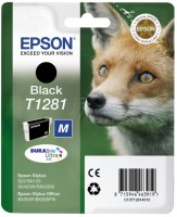 Epson T1281 orig. pro Stylus S22,SX125/SX420/SX425,BX305F/FW - černá  5,9 ml/170 str.