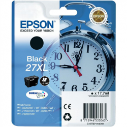 Epson č. 27XL (T2711) orig. pro WF3620,WF3640,WF7110, WF7610,WF7620 (EP27XL) - černá 17,7 ml