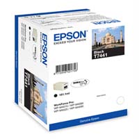 Epson T7441 orig. pro WorkForce WP M4015/ M4095, M4525/4595 - černý ink HC 181,1ml/10000 str.