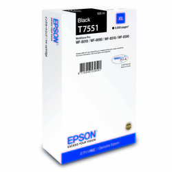 Epson T7551 orig. pro WorkForce Pro WF8010/WF8090/WF85900 - černá XL 100ml, 5000 str.