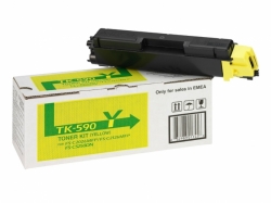 Kyocera TK590Y orig pro FS C2036/C5250 - yellow toner 5000 str.