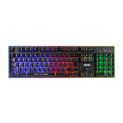 sada MARVO LOOT 40 drátová USB, podsvícená - klávesnice CZ+myš+sluchátka+podložka 