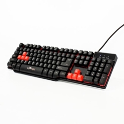 klávesnice RED FIGHTER K1, drátová USB, 3 podsvícení, herní 