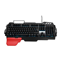 klávesnice RED FIGHTER K2, drátová USB, nastavitelné podsvícení, ergo područka, herní 