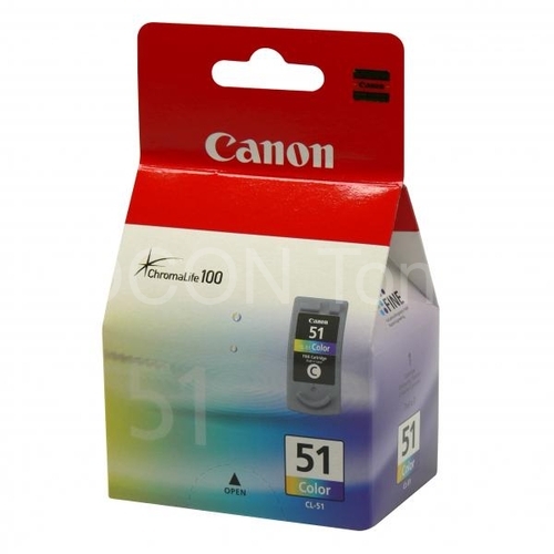 Canon CL-51 orig. pro Pixma iP2200, MP150 (CL51) - barevná  3x7 ml