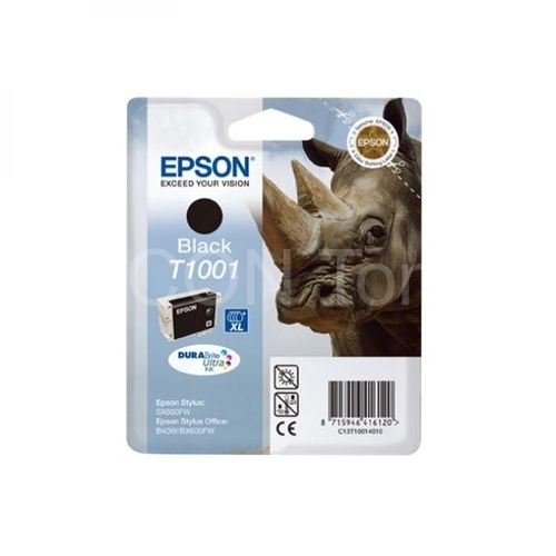 Epson T1001 orig. pro Stylus SX600FW, Office B40W, BX600FW - černá XL 25,9 ml