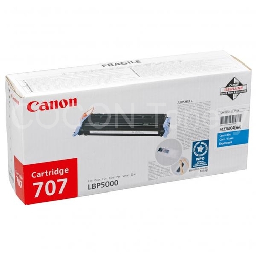 Canon CRG-707C orig. pro LBP5000/LBP5100 - cyan 2000 str.