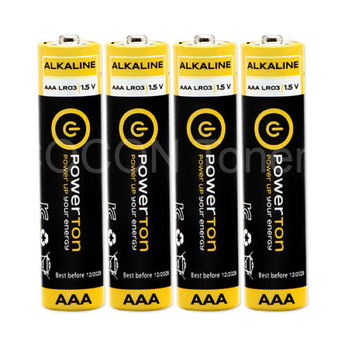 baterie alkaline PowerTON AAA, 1,5V, blistr - 4ks  