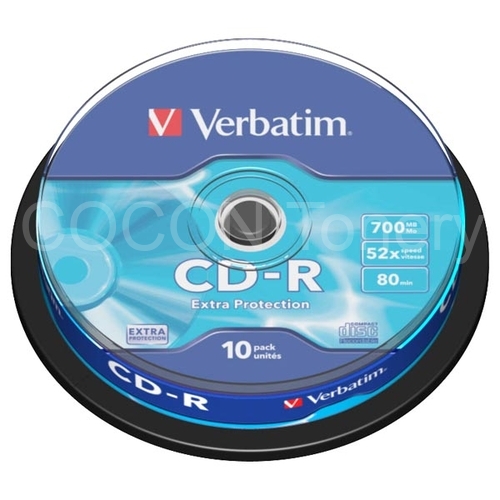 CD-R Verbatim DataLife (43437) Extra Protection, vč. AO, cake - 10ks  