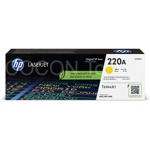 HP č. 220A (W2202A) orig. pro M255, MFP 282/283/4302 (HP207X) - žlutý 1.800 str.