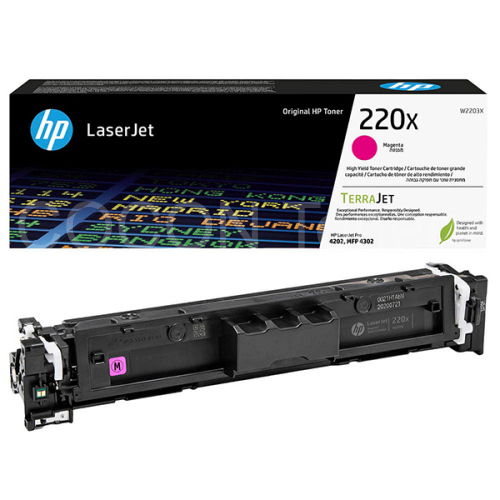 HP č. 220X (W2203X) orig. pro M255, MFP 282/283/4302 (HP220X) - magenta 5.500 str.