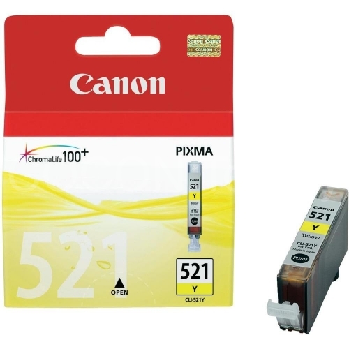 Canon CLI-521 Y orig. pro iP3600/iP4600 - žlutá (CLI521) 9 ml