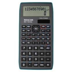 kalkulačka školní SENCOR 150 BU, 12 číslic - šedá 