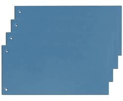 rejstřík/rozdružovač HIT192.01 (105x240mm) jazyk, modrý - 100ks 