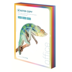 papír barevný MasterCopy A4, 80g - duha MIX 5x20 listů 100ks